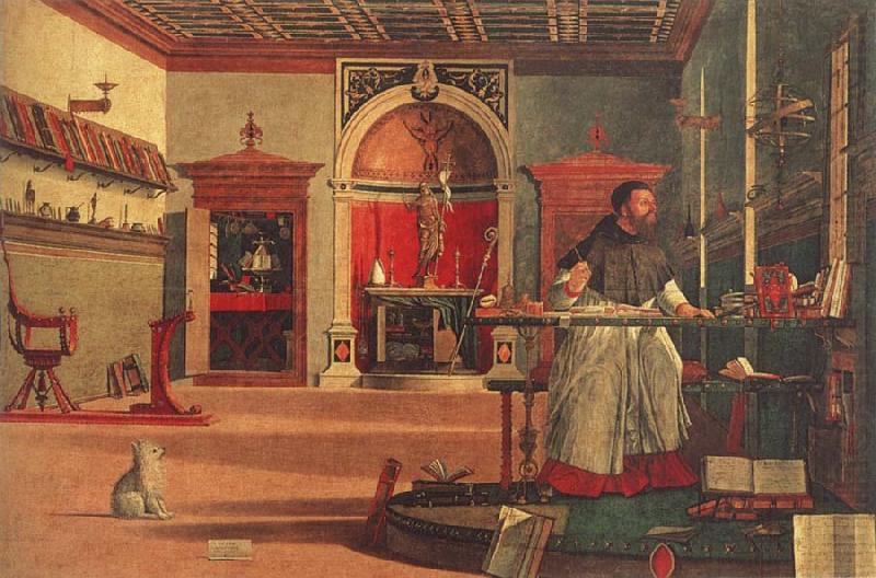 Vittore Carpaccio St.Augustine in his study china oil painting image